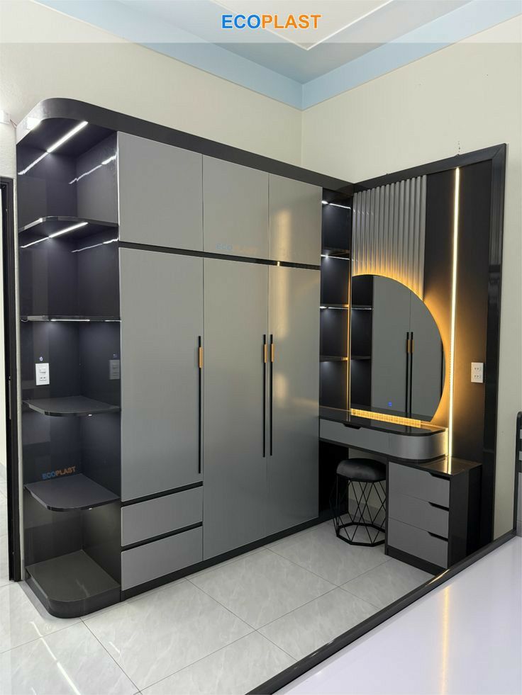 The Imperial Corner Vanity Wardrobe